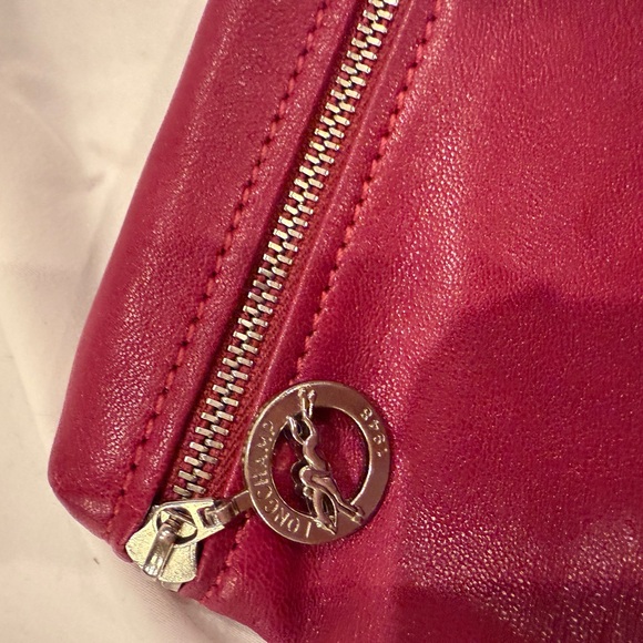 Longchamp Fuchsia Leather Clutch - Picture 3 of 4